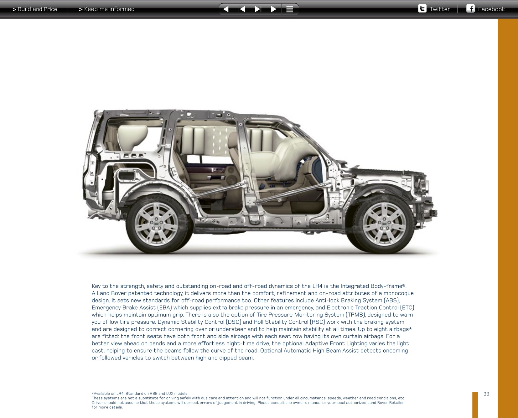 2012 Land Rover LR4 Brochure Page 19